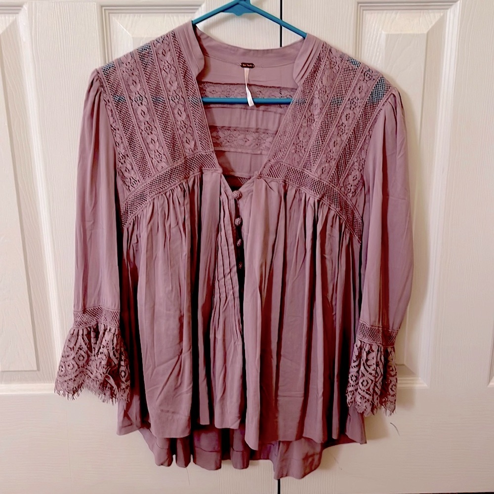NWOT free people button up blouse